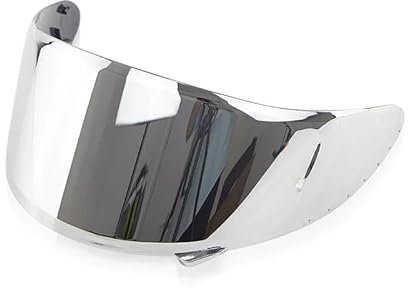 Windschutz UV Schutz Ersatz Visier Für SH&OE&I X14 X-14 Z7 CWR-1 NXR RF-1200 X-Sp&IRI&t 3 Motorrad-Integralhelm-Visierlinse Motorradschild Windschutzscheibenmaske(Silver)