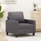 ShGaxin Sessel Grau 60 cm Kunstleder, Relaxsessel, Fernsehsessel, Kinosessel, Gaming Couch - 359129