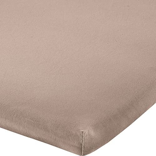 Erwin Müller Topper-Spannbettlaken Murnau Single-Jersey - Taupe Größe 140x200 cm - 160x200 cm - bis 10 cm Höhe geeignet, atmungsaktiv, strapazierstark