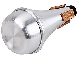 JOINPAYA Sordina De Práctica Para Sordina De Copa Recta Accesorio Musical Para Principiantes Metal Plateado Afinación