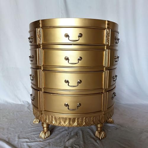 Kunibert Antike Louis Seize Kommode Sideborde Anrichte Möbelstück Farbe:Gold Breite67cm