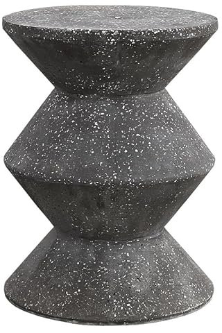 DIANXI Sofa-Couchtisch Nordic Einfache Schwarz Kleine Tisch Terrazzo Couchtisch Kleine Wohnung Einfache Sofa Ecke Tisch Ornamente Beistelltisch