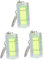 Housoutil 3sets Cute Keyring Circular Spirit Level Keychains Boys and Girls' Mini Bubble Level Spirits Key Ring 3pcs*3