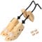 LKH Women Shoe Stretchers - UK Size 3-7 Pair Premium Pine Wooden Adjustable Ladies Shoe Tree Stretcher - Stretches Length & Width Relieves Corns Bunions Pain Ideal for Breaking In New Shoes
