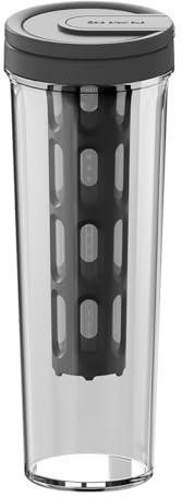 Alnicov Cafetière À Infusion Froide Et Pichet À Thé Glacé, Glacière À Boissons, Théière Grande Capacité avec Filtre À Mailles pour Camping en Plein Air 1 L