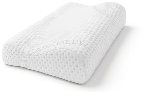 FMP Matratzenmanufaktur ergonomisches Nackenstützkissen, Visco Kopfkissen mit Nackenwelle S