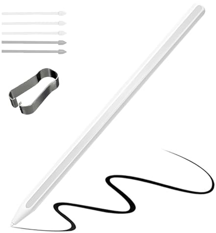 Stylet de rechange pour Samsung Galaxy Tab S11 Ultra/Galaxy Tab S11 Ultra 5G/S11 5G avec pointes/pointes et pince à épiler (blanc)
