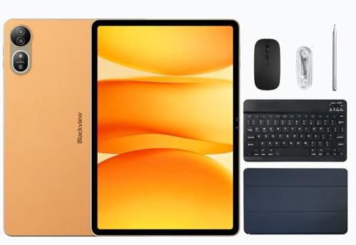 Blackview MEGA 12 | 12,2 2,4 K 120 Hz | 48GB RAM + 256GB (2TB) | Gold | Tablet 5G | 10000 mAh 55 W | IP69 K | Dimensity 7200 | 50 MP | 2 anni di garanzia | Include tastiera BT e mouse wireless