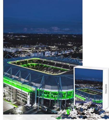 1000-teiliges Puzzle für Teenager Borussia Mönchengladbach Lernspielzeug lustiges Geschenk Familienspiele Spielspaß für zu Hause Größe 50x75cm