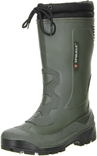 Spirale Damen Herren gefütterter Gummistiefel Winterstiefel Thermosohle ALTEX oliv, Größe:38, Farbe:Grün