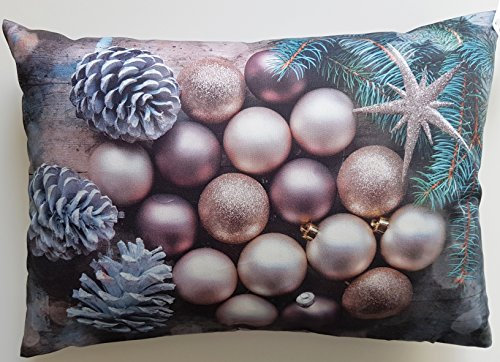 Sander Weihnachten Glam Balls Kissen gefüllt 35x50cm Farbe 40 mehrfarbig (98685)
