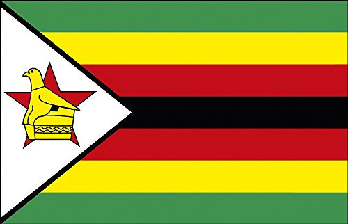 STOCK Paesi Bandiera – Zimbabwe – Gr. ca. 40 x 30 cm – 77149 – Paesi bandiera, Deko Fahne