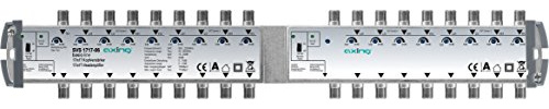Axing SVS 1717-06 Kopfverstärker für 17-Fach Multischalter Satellitenanlage und Terrestrik grau