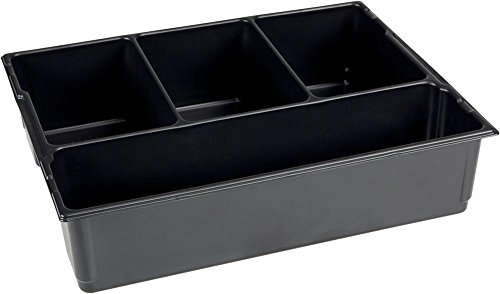 Sortimo L-BOXX Kleinteileeinsatz für 136 4 Mulden 4045294224073 (Werkzeugkoffer Kleinteileeinsatz QR5009124 Kunststoffbox) Abmessungen: 405 x 315 x 97 mm/Bezeichnung: Kleinteileeinsatz