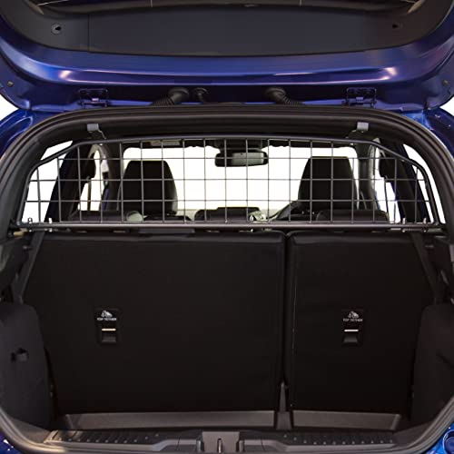 Travall Dog Guard compatible with Ford Fiesta Hatchback (2017-Current) Vehicle Specific Boot Guard Tailored Fit Luggage Pet Barrier Separator Heavy Duty Powder Coated Steel
