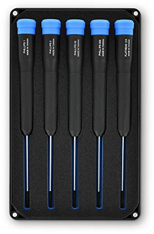 iFixit Marlin Screwdriver Standard 5er-Set, 5 Präzisions-Schraubendreher für den Alltag, für Elektronik-Reparaturen wie Smartphone, Laptop & PC