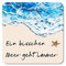 Interluxe LED Untersetzer - EIN bisschen Meer geht Immer - maritimer Glasuntersetzer, schöne Tischdeko, tolle Geschenkidee