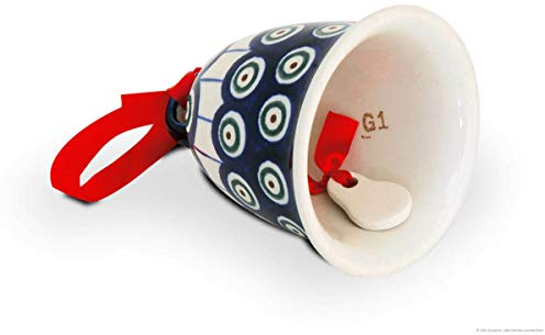 Bunzlauer Glöckchen, Ø = 8.0 cm, H = 10.0 cm, Dekor 8