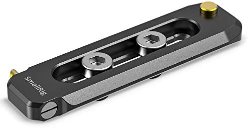 SMALLRIG Low-Profile NATO Rail Quick Release Safety Rail 70mm/2.8'' with 1/4'' Screws for NATO Handle Camera Cage EVF Mount - BUN2483B