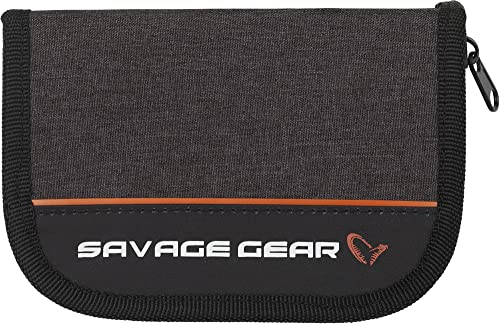 Savage Gear Zipper Wallet 17x11cm - Kunstködertasche für Durchlaufblinker & Wobbler, Ködertasche für Meerforellenblinker, Blinkertasche
