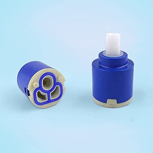 Cartuccia per rubinetto, Valvola a cartuccia a disco in ceramica da 25mm per miscelatore da bagno o da cucina monoblocco a leva singola (3 fori 25mm)