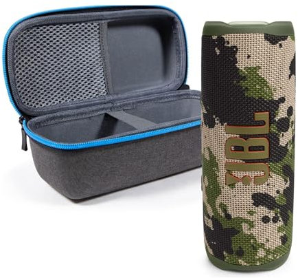 JBL Flip 6 - Altoparlante Bluetooth portatile impermeabile e wireless, con custodia rigida di alta qualità, motivo: squadra