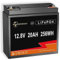 MOUDENSKAY Batterie lithium 12V 20Ah LiFePO4 Batterie au lithium 12V,avec plus de 4000+ cycles profonds et protection BMS pour Alimentation de secours,Marine