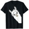 Lama Alpaka, Alpaca Geschenke, lustige Sprüche Witziges Alpaka Comic Lama in weiß mit großen Augen T-Shirt, Unisex-Erwachsene, Schwarz, S