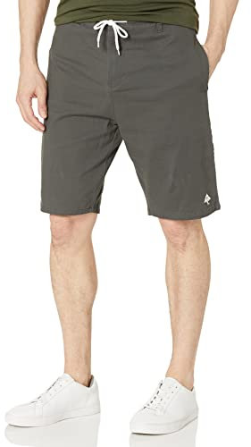 LRG Herren Choppa Cargo Denim Jeans Shorts, Dunkelgrau, 58
