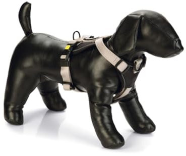Beeztees Parinca Premium Y-Geschirr - Hundegeschirr - Nylon - Hellgrau -