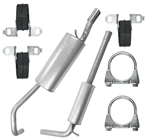 Polmo Schalldämpferset Auspuffanlage Auspuff für VW Polo 5 V 6R Schrägheck 1.4