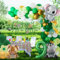 9. Geburtstag Junge Mädchen 9 Jahr Dschungel Geburtstag Dekoration Waldtiere Folienballon, Safari Folienballon Kindergeburtstag Deko Wild Dschungel Deko,Tiere Luftballon Geburtstagsdeko