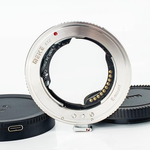 Meike MK-ETZ Metall-Autofokus-Objektiv-Adapter, unterstützt manuelle Auto-Blenden-Konverter für Sony E-Mount-Objektive auf Z-Serie, spiegellose Kameras Z5, Z6, Z7, Z50, Z6II, Z7II