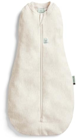 ergoPouch 0.2 TOG Cocoon Baby-Schlafsack, 0-3 Monate, Wickelschlafsack, Temperaturkontrolle, tragbare Decke (Haferflocken-Marle)
