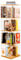 TAKEKIT Drehbares Bücherregal quadratisch