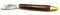 Coltello da innesto con pua in bronzo 70 mm. Strumento indispensabile per l'innesto di alberi e piante