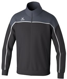 Erima Unisex „CHANGE by erima Trainingsjacke, black grey/slate grey/weiß, S