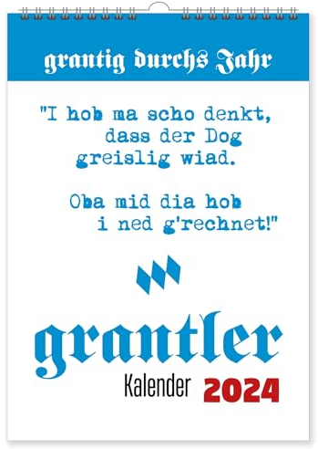 Original Grantler Kalender 2026 - Wandkalender 2026 (DIN A4-Format, 21 x 29,7 cm)