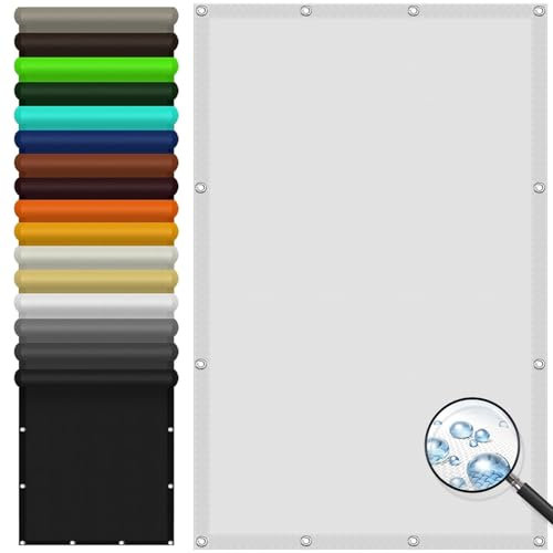 Voile D'Ombrage Rectangulaire 2.5 x 5 m Protection UV Et Résistant Aux Intempéries Voile de Parasol Voile D'Ombrage avec Corde Gratuite, pour Serre/Pergola/Patio Lawn/Pet House, Blanc