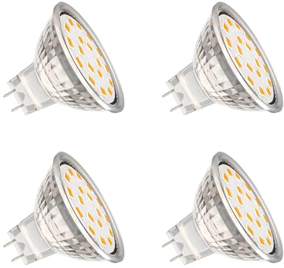 SGEPLED MR11 GU4 LED Leuchtmitte 3W Warmweiß 2700K 390LM 120Grad, MR11 30W 35W 40W Halogen Ersatz, Reflektorlampe Bulbs, Nicht Dimmbar GU4 MR11 12V-24V AC DC LED Einbaustrahler