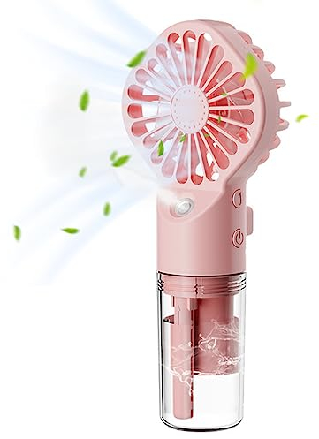 1pc portátil con escritorio de spray de neblina de agua 4 velocidades vaporizador de vapor vaporizador de vapor numeroso usb ventiladores de enfriamiento de spray personal con tanque de agua tra