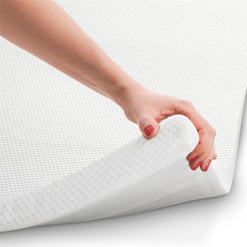 B!HOME Matratzentopper Matratze Matratzenauflage Topper Ideal für Boxspringbetten, Schlafsofas und Camping 90x200x4 Memory Schaum
