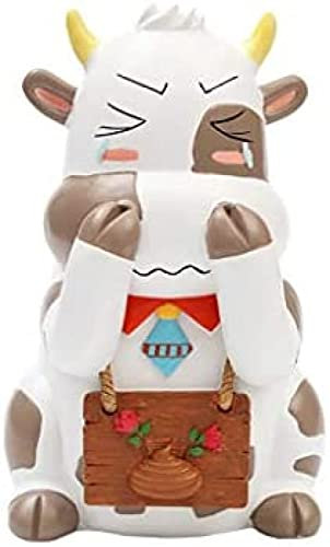 Creative Cartoon Animal Toilet Brush And Holder, Toilet Brush Storage Bucket, For Home Apartment Bathroom Decoration,Cow