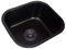 Lavabo Cuisine Rectangulaire,Petit Evier Noir,éVier de Cuisine,Evier Cuisine 1 Bac en Inox Avec Raccords de Vidange,pour Caravane,Camping,FaçOns D'Installer Sur Le Plan Et Sous Plan (34x31x19cm)