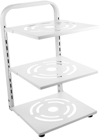 PRETYZOOM Organizador Ajustable De Ollas y Sartenes Rejilla De Encimera Resistente y Duradero
