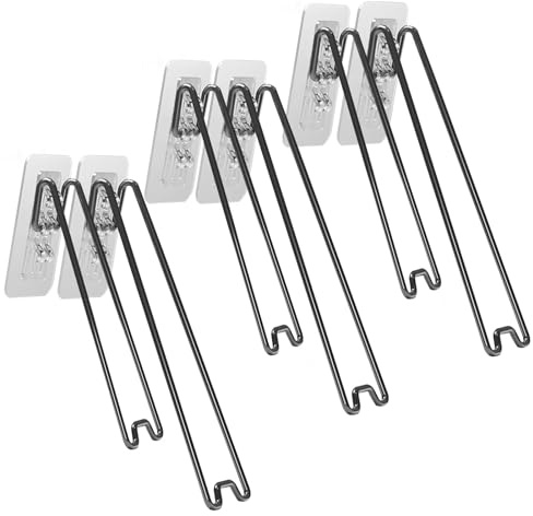 6 Stück 2 Größen Bilderrahmen Halterung mit Klebesticker Fotorahmen Staffelei Zurück Stand stehend Metall Fotorahmen Halter Tabletop Bilderrahmen Aufsteller für Photo Frame