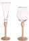 Luxury Rhinestone Red Wine Glass Champagne Flutes Set with Gold Trim Diamond Long Stem Glassware for Wedding Parties and Anniversary Elegant Crystal Glass Cups