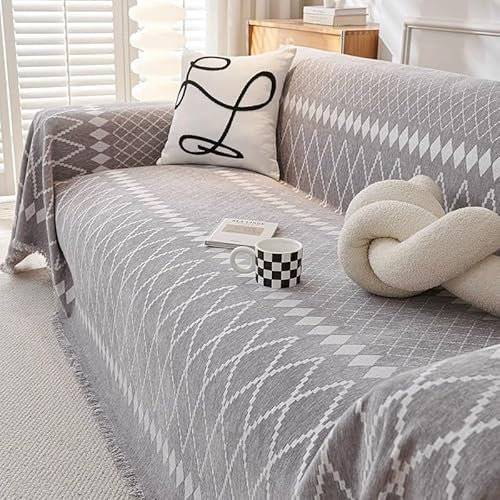 RCYONGQ Sofabezug Sofa überzug Anti-rutsch Sofahusse Sofaüberwürfe, Überwurfdecken für Sofa, Sofaschoner für 1 2 3 4 Sitzer Sofa Eckcouch U Form L Form 180X300CM