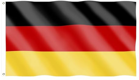 Flagge der Fußballweltmeisterschaft 2026 – Offizielle Nationalflagge, 1,52 x 0,91 m, groß, doppelseitig, mit Messingösen, USA, Kanada, Mexiko (Deutschland)