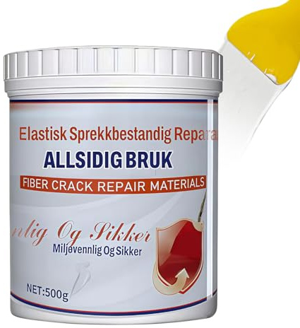 Spachtelmasse für Wände, wasserdicht, 500 g, hochelastisch, für Beton, Holz, Glasfaser, Metall, Decke, Küche, Wohnzimmer, Innen- und Außenbereich